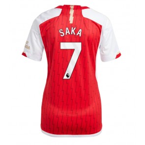 Arsenal Bukayo Saka #7 Hjemmebanetrøje Dame 2023-24 Kort ærmer